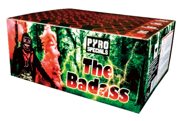 The Badass ER-101-20-1 von Pyro Specials, NEM 0,89kg 101-Schuss-Verbund